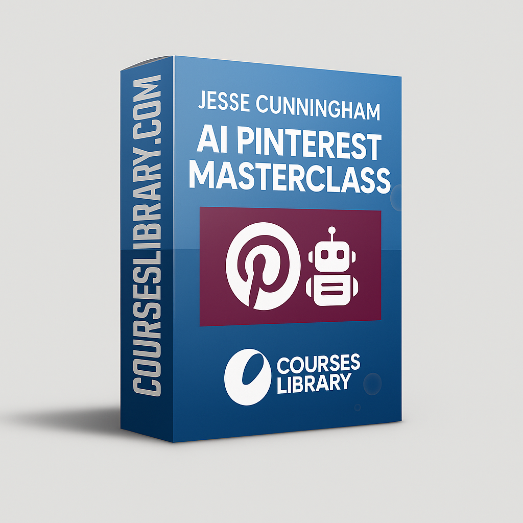 Jesse Cunningham Course AI Pinterest Masterclass Jesse Cunningham Course – AI Pinterest Masterclass – AI-driven Pinterest marketing and content creation training program.