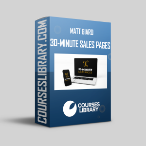 Matt Giaro 30-Minute Sales Pages