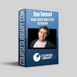 Ken Fornari - Publisher Mastery Academy course cover featuring digital publishing and online advertising concepts for mastering ad campaigns and scaling revenue.