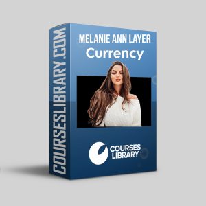 Melanie Ann Layer - Currency By Alpha Femme course cover featuring vibrant design elements symbolizing financial empowerment and abundance mindset.