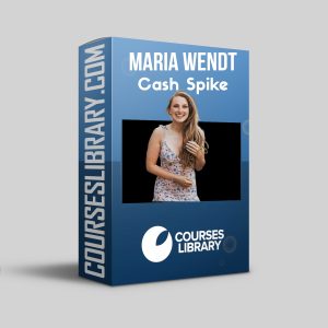 Maria Wendt Course Cash Spike cover image featuring dynamic design elements symbolizing rapid income growth and financial success