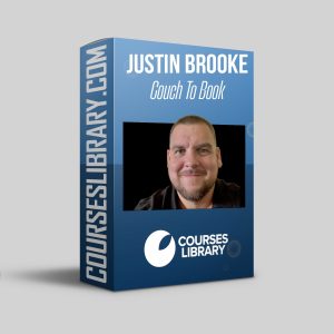 Justin Brooke teaching the Couch To Book course, guiding writers from initial idea to published author with step-by-step writing and publishing strategies.