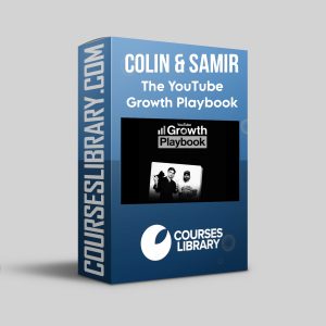 Colin and Samir - The YouTube Growth Playbook course cover featuring dynamic visuals representing YouTube content creation and channel growth strategies.