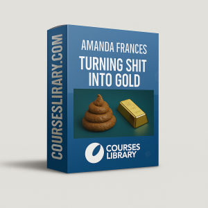 Amanda Frances – Turning Shit Into Gold, a mindset and manifestation program teaching how to transform challenges into opportunities for wealth, success, and personal growth.