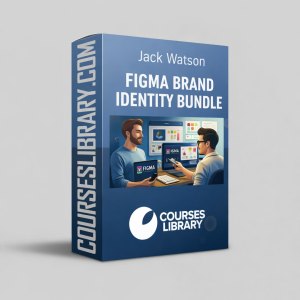 Jack Watson Figma Brand Identity Bundle with logo systems, typography styles, color palettes, and professional brand guidelines templates.
