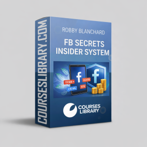 Robby Blanchard FB Secrets Insider System Facebook ads affiliate marketing training dashboard.