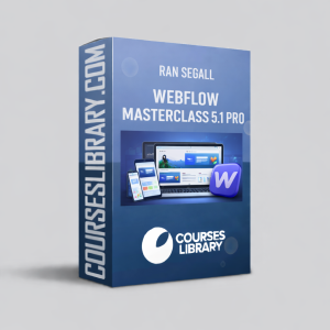 Ran Segall Webflow Masterclass 5.1 Pro training for building advanced, responsive Webflow websites with professional workflows.