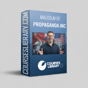 Malcolm DT Propaganda Inc marketing course teaching psychological marketing, persuasion techniques, cold traffic advertising, and direct response marketing strategies.