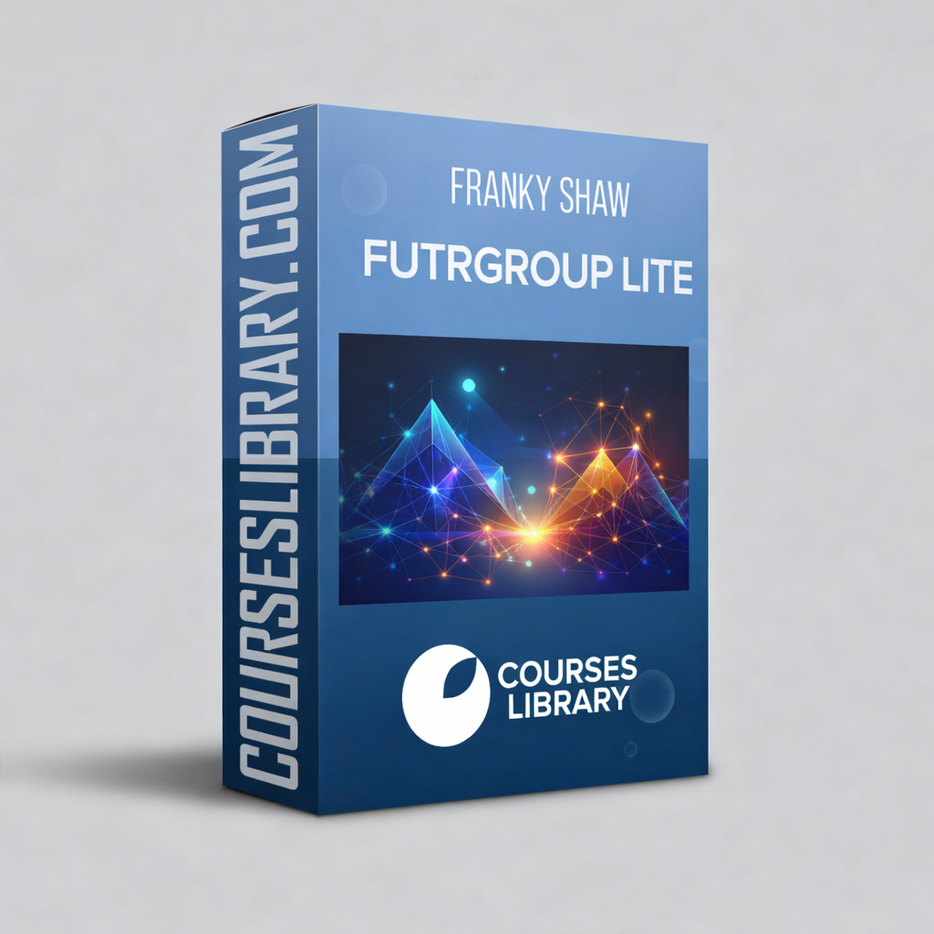 Franky Shaw - Futrgroup Lite Franky Shaw Futrgroup Lite trading course dashboard showing market structure analysis, forex and crypto trading strategies, and risk management system